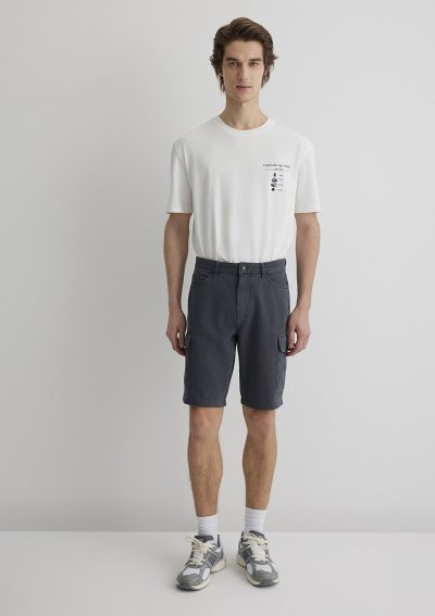 KARGO ŞORT Koyu Deniz Mavi