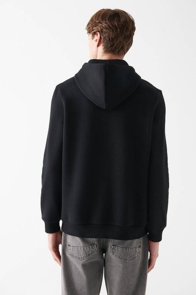 MAVİ BASKILI SWEATSHIRT Siyah