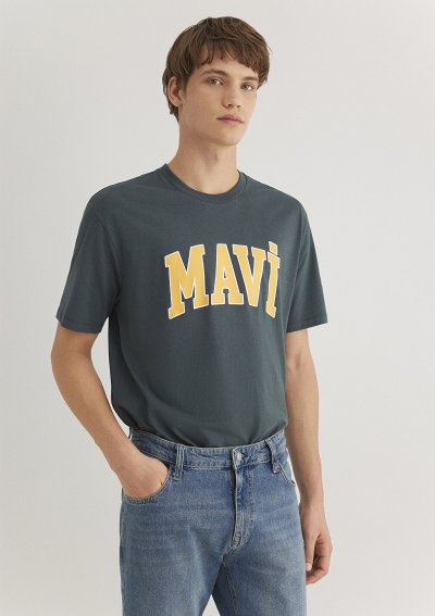 MAVİ LOGO TİŞÖRT Yosun Yeşili