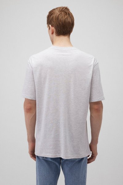 MAVİ LOGO TİŞÖRT Kar Gri MelanJ