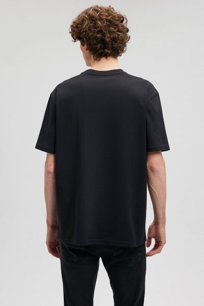 MAVİ LOGO TİŞÖRT Siyah