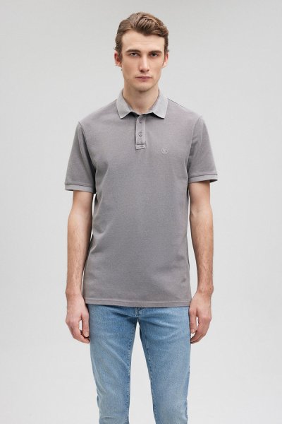 POLO TİŞÖRT Koyu Gümüş Gri