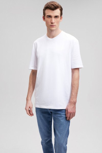 KISA KOL TİŞÖRT Beyaz