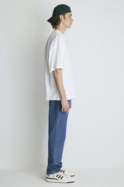 BİSİKLET YAKA TİŞÖRT Beyaz