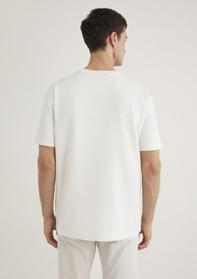 KISA KOL TİŞÖRT Kırık Beyaz