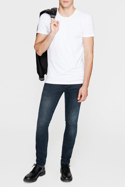 Mavi Erkek Stretch T-Shırt Beyaz 061747-620