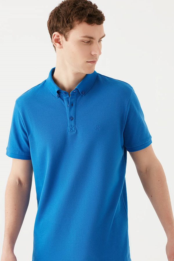 Polo Tişört Parlak Mavi 
