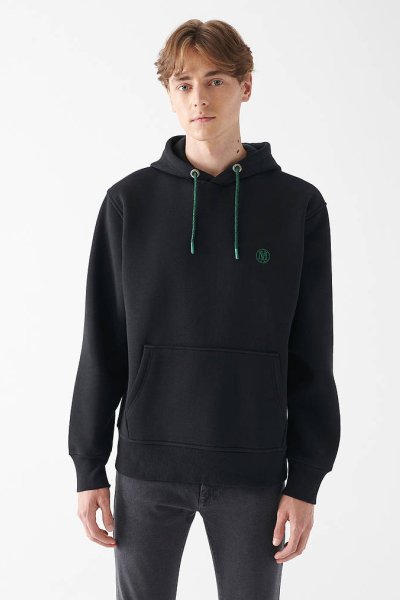 KAPÜŞONLU SWEATSHIRT Siyah