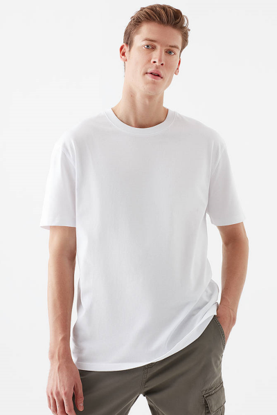 KISA KOL TİŞÖRT Beyaz