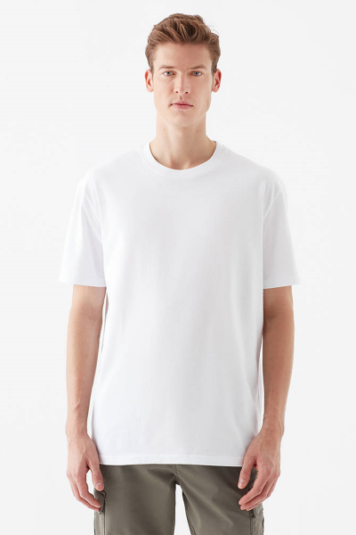 KISA KOL TİŞÖRT Beyaz