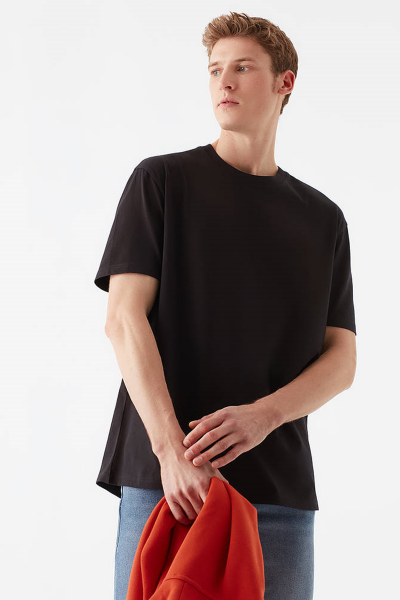 KISA KOL TİŞÖRT Siyah