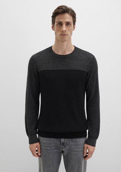 Mavi Erkek Kazak Siyah 070377-900