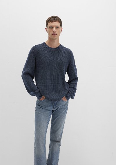 BISIKLET YAKA KAZAK Gece Lacivert