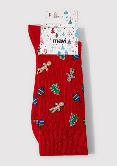 SOKET ÇORAP Kırmızı