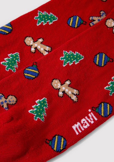 SOKET ÇORAP Kırmızı