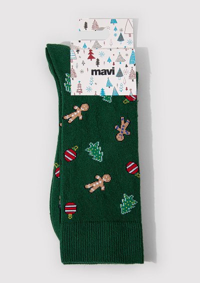 SOKET ÇORAP Koyu Yeşil