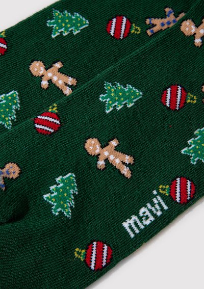 SOKET ÇORAP Koyu Yeşil