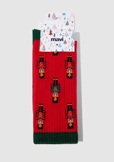 SOKET ÇORAP Kırmızı