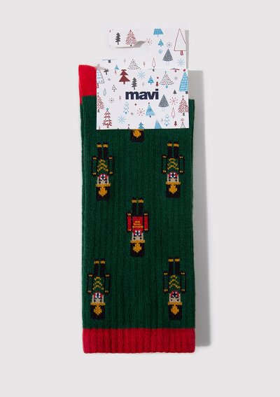 SOKET ÇORAP Koyu Yeşil