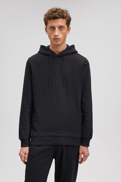 KAPÜŞONLU SWEATSHIRT Siyah