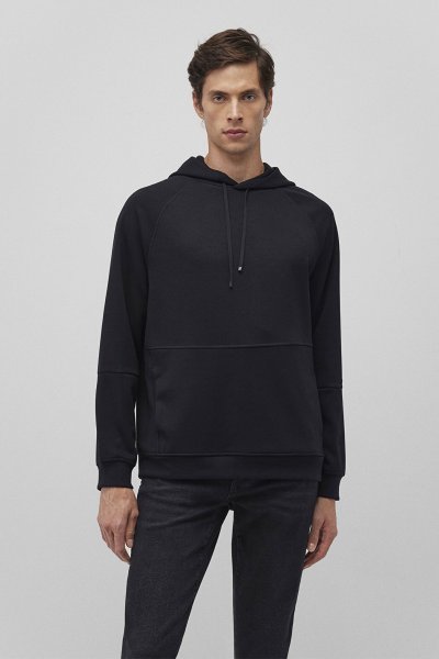 KAPÜŞONLU SWEATSHIRT Siyah