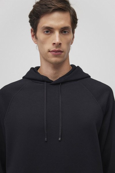 KAPÜŞONLU SWEATSHIRT Siyah