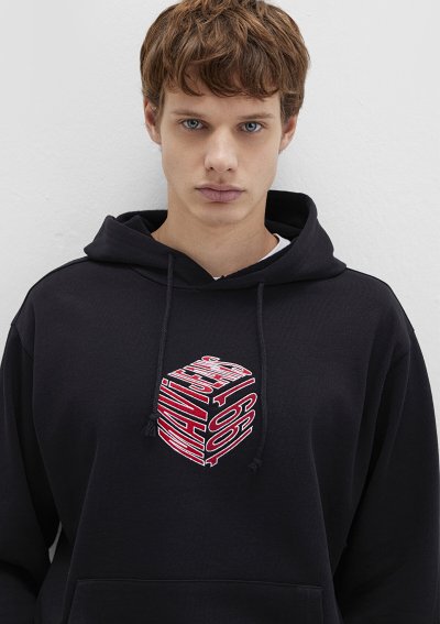 MAVİ 1991 KAPÜŞONLU SWEATSHIRT Siyah