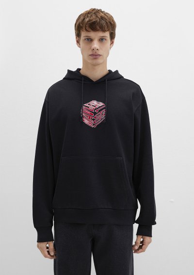 MAVİ 1991 KAPÜŞONLU SWEATSHIRT Siyah