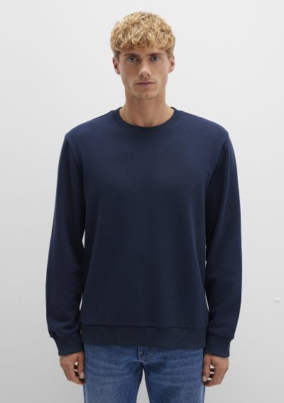 BİSİKLET YAKA SWEATSHIRT  Gece Lacivert