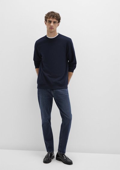 BİSİKLET YAKA SWEATSHIRT  Safir Lavicert