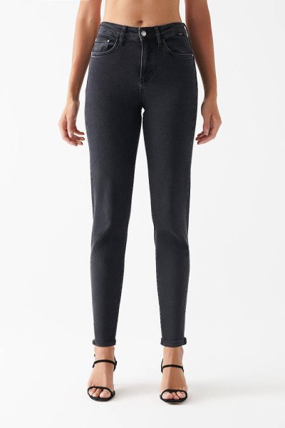 CINDY Mid Smoke Denim