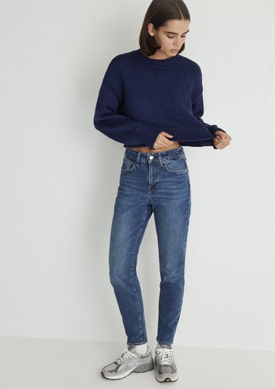 CINDY Dark Shaded Classic Denim