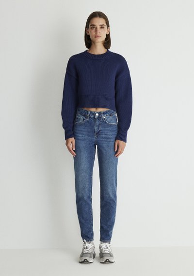 CINDY Dark Shaded Classic Denim