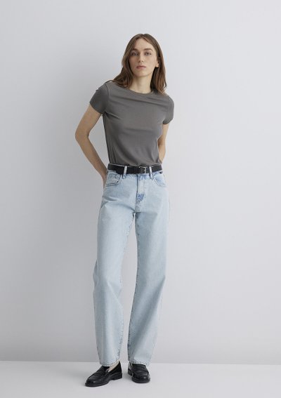 LEILA Bleached Mavi Premium