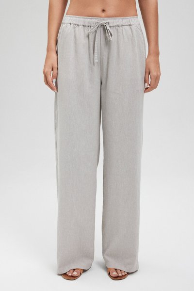 DOKUMA PANTOLON Açık Gri
