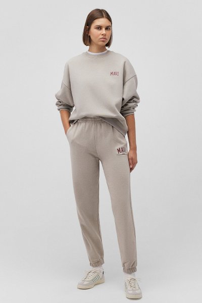 ÖRME PANTOLON Çakmaktaşı Gri