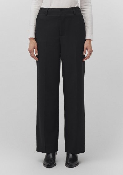 DOKUMA PANTOLON Siyah