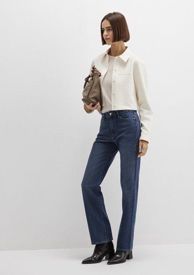 JANE  Dark Shaded Classic Denim