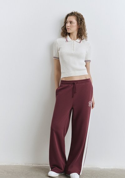 ÖRME PANTOLON Burgundy