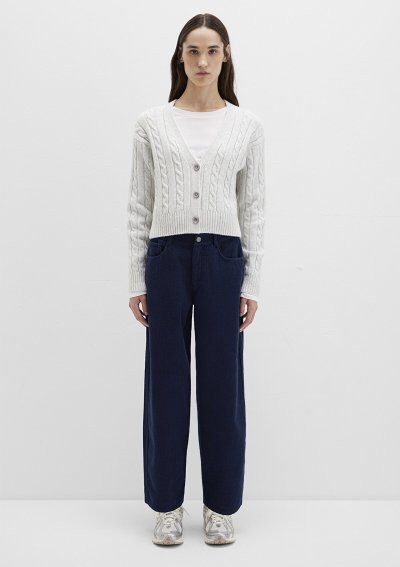 DOKUMA PANTOLON Derin Lacivert