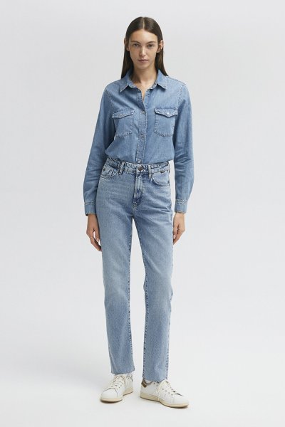 NEW YORK Mid Brushed Classic Denim