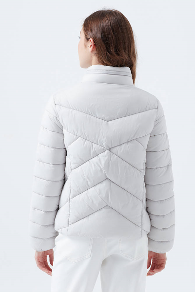 DİK YAKA CEKET Pus Gri