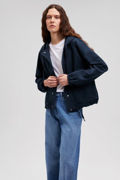 KAPÜŞONLU CEKET Blue Berry