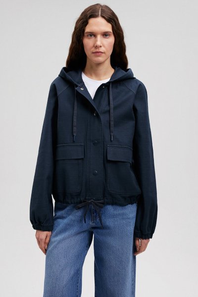 KAPÜŞONLU CEKET Blue Berry