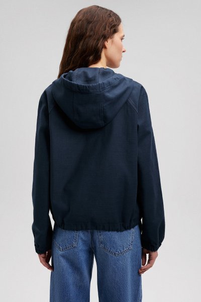 KAPÜŞONLU CEKET Blue Berry