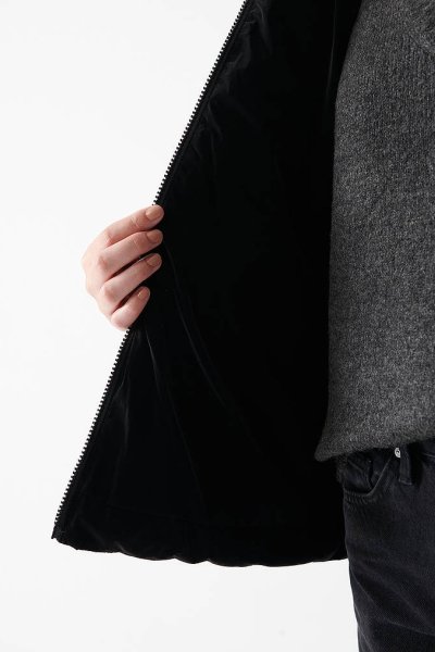 KAPÜŞONLU CEKET Siyah