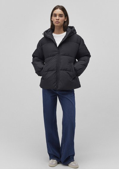 KISA ŞİŞME MONT Siyah