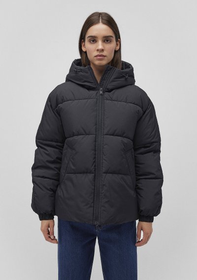 KISA ŞİŞME MONT Siyah