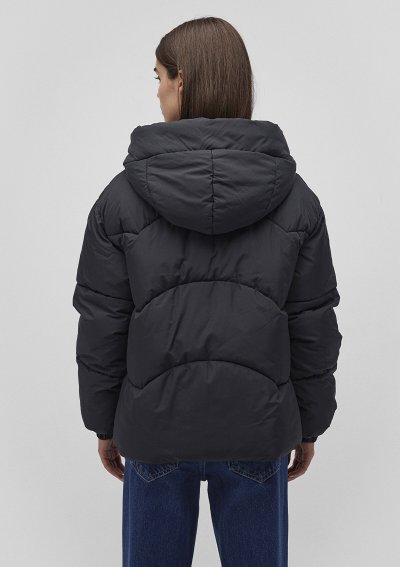 KISA ŞİŞME MONT Siyah