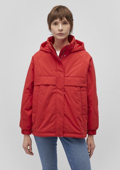 KAPUŞONLU CEKET Yanık Kırmızı